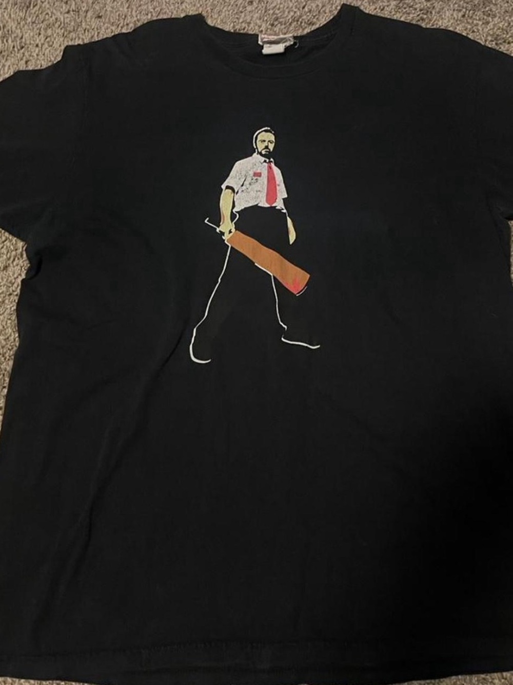 Shaun of the Dead promo movie shirt.